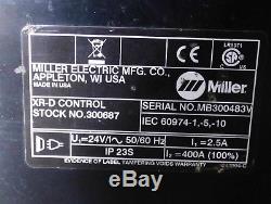 2011 Miller XR-D Control Ext Reach Welder Wire Feeder XR-A Aluma Push/Pull Gun