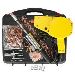 220V Spot Stud Welder Dent Puller Gun Welding Kits with More Accessories EU