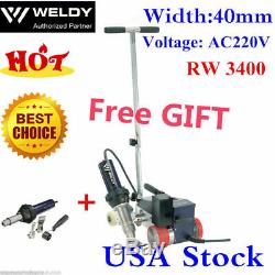 220V Weldy RW3400 Roofer Welder Hot Air Welding Machine 40mm Nozzle+ Air Gun
