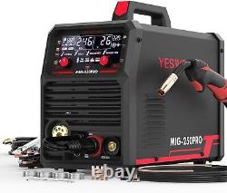 250Amp 220V Digital MIG/Pulsed/Flux/Spool Gun/Lift TIG/Stick 6-In-1 AL -Welder
