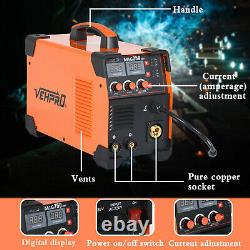 3-IN-1 MIG 200A Inverter DC Welder MMA TIG Gas Gasless Arc Spool Gun Welding US