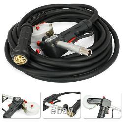33 Feet Toothed Roller MIG Spool Gun Wire Feed Aluminum Welder Torch Weld Parts