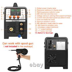 3in1 200A MIG Welder 110V 220V Multifunction MIG ARC TIG Welding Machine&Tig Gun