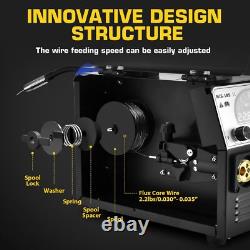 4 in 1 MIG Welder, 200Amp Gas/Gasless TIG MMA Welding Machine& Tig Gun, 110V 220V