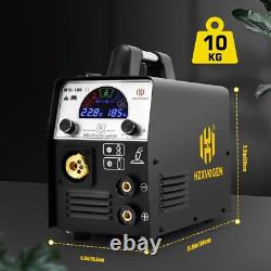 4 in 1 MIG Welder, 200Amp Gas/Gasless TIG MMA Welding Machine& Tig Gun, 110V 220V