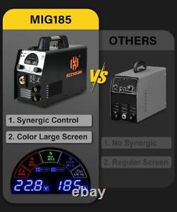4 in 1 MIG Welder, 200Amp Gas/Gasless TIG MMA Welding Machine& Tig Gun, 110V 220V