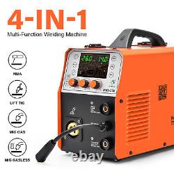 4 in 1 MIG Welder 250A MIG/Lift TIG/Stick MMA Aluminum Welding Machine & TIG Gun