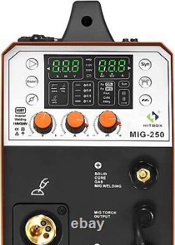 4 in 1 MIG Welder 250A MIG/Lift TIG/Stick MMA Aluminum Welding Machine & TIG Gun