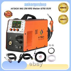 4 in 1 MIG Welder LIFT TIG MMA Gas Gasless Aluminum Welding Machine &Tig Gun New