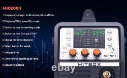 5 in 1 MIG Welder 110V 220V 200A Multifunction MIG ARC TIG IGBT Welding Machine