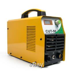 50A Air Plasma Cutter Welder Cutting Machine 110/220V DC Inverter With Free Gun