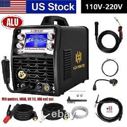 5in1 MIG Welder 200A WithTIG Gun, MIG ARC TIG 110V/ 220V, Aluminum Welding Machine