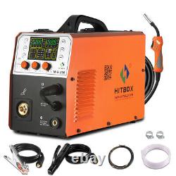 6IN1 Compact MIG Welder withTIG Gun, Gas/Gasless MIG /Lift-TIG/MMA/Spool Gun, 250A