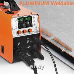 6IN1 Compact MIG Welder withTIG Gun, Gas/Gasless MIG /Lift-TIG/MMA/Spool Gun, 250A