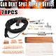 78Pcs Dent Puller Welder Kit Car Body Spot Repair Device Stud Welding Hammer Gun