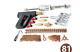 81Pcs Dent Repair Kit Spot Welding Gun Stud Welder Switch Pulling Repair Tools