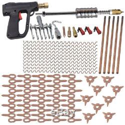 86Pcs Dent Puller Welder Kit Car Body Spot Repair Device Stud Welding Hammer Gun