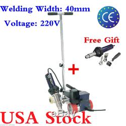 AC220V Plastic Powerful Hot Air Roofer Welder Welding Machine 40mm with Air Gun