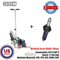 AC220V RW3400 TPO Roofer Welder Hot Air PVC Roof Welding 40mm Nozzle + Air Gun