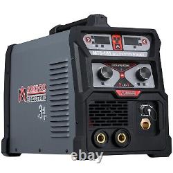 AMICO MTS-185, 185 Amp MIG Flux TIG Stick Arc 3-in-1 Welder, Spool Gun SPG15180