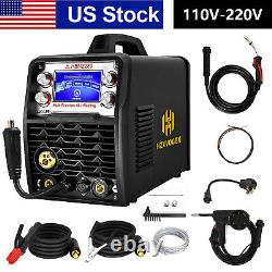 Aluminum 5 IN 1 200A MIG ARC TIG Welder Gas Gasless Welding Machine Spool Gun