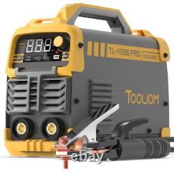 Aluminum MIG Welder 195A 110V/220V Gas/Gasless Flux MIG/Lift TIG/Stick Spool Gun