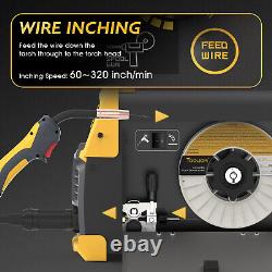Aluminum MIG Welder 250A 110V/220V Gas/Gasless Flux MIG/Lift TIG/Stick Spool Gun