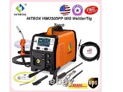 Aluminum MIG Welder/Tig Gun 110V 220V 200Amp Welding Machine TIG/MMA Gasless/Gas