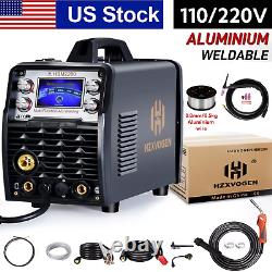 Aluminum Welder, 200A 110/220V HBM2280 Welding Machine MIG/Lift TIG/ARC withTIG GUN