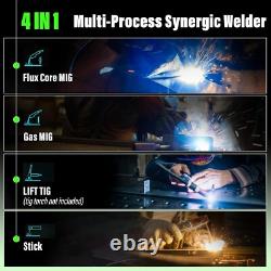 Amp Pulse Aluminum TIG Welder 110V/220V Multiprocess Welding Machine