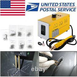 Auto Car Bumper Fairing Plastic Repair Welding Kit 110V Hot Stapler Welder Gun