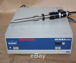 BRANSON 2000 BDC 2000bdc Ultrasonic Power Supply Plastic Welding Welder hand gun