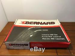 Bernard Industrial Mig Welding Gun F/ Miller Welder 10' Cable 200 Amp Q2010ab1em