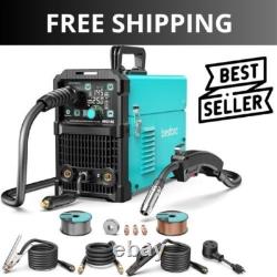 Bestarc 145A MIG Welder 110V/220V Dual Voltage Gas/Gasless Flux Core MIG Weld