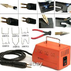 Car Bumper Body Plastic Repair Welder Kit 110V Hot Stapler Plastic Welding Gun