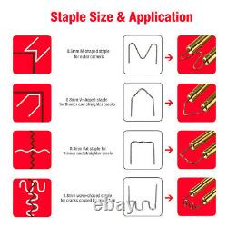 Car Bumper Repair Plastic Welder Kit Hot Stapler Plastic Welding Gun Machine