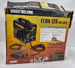 Chicago Electric Welding 125VAC Flux Welder 63583 with Gun, Ground, and Clamp