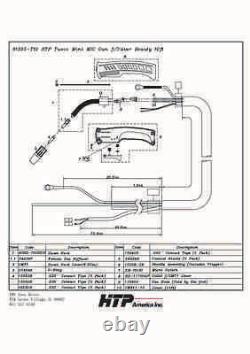 Clarke Replacement Mig Welding Gun Stinger Torch Lead 100EN Welder Parts