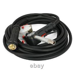 DC24V 33ft Toothed MIG Spool Gun Wire Feed Aluminum Welder Torch Welder