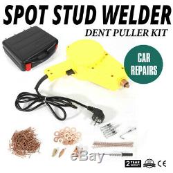 Dent Puller Welder Kit Car Body Spot Repair Device Stud Welding WithHammer Gun BE
