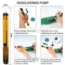 Digital Welding Hot Air Iron Gun Rework Soldering Station Welder+DC Power Supply