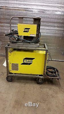 Esab 350 Mpi Multi Process Mig Tig Welder Mig35 Wire Feed Pedal Cart Gun Reg 1ph