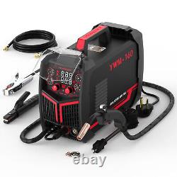 Flux Cored/MIG/Lift TIG/Stick Welder, 160Amp 110V/220V, 4 in 1 Welding Machine