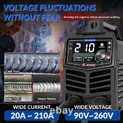 GZ GUOZHI 210A Stick Welder, 110/220V LED Welder Machine, with All Welding Rods