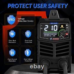GZ GUOZHI 210A Stick Welder, 110/220V LED Welder Machine, with All Welding Rods