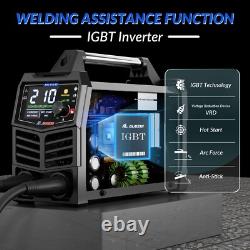 GZ GUOZHI 210A Stick Welder, 110/220V LED Welder Machine, with All Welding Rods