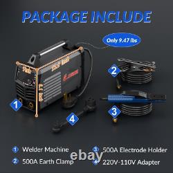 GZ GUOZHI 210A Stick Welder, 110/220V LED Welder Machine, with All Welding Rods