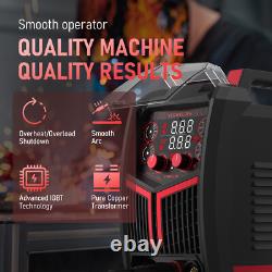Gas/Gasless MIG Welder, Synergic Control 110/220V 160Amp Welding machine