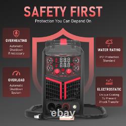 Gas/Gasless MIG Welder, Synergic Control 110/220V 160Amp Welding machine