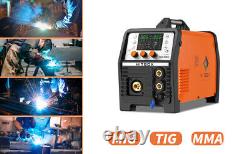 HITBOX 5IN 1 MIG Welder Lift TIG MMA Gas Gasless Inverter Welding Machine 200A
